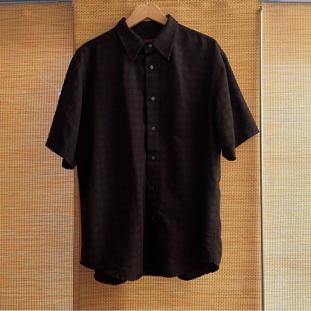 Covington Black Casual Button Down Shirt